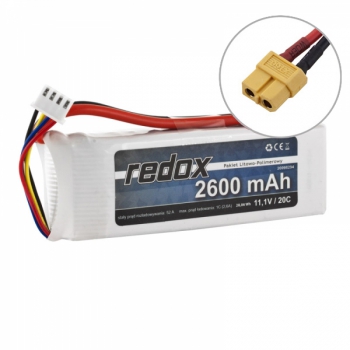 Redox 2600mAh 11,1V 20C - LiPo-Pack